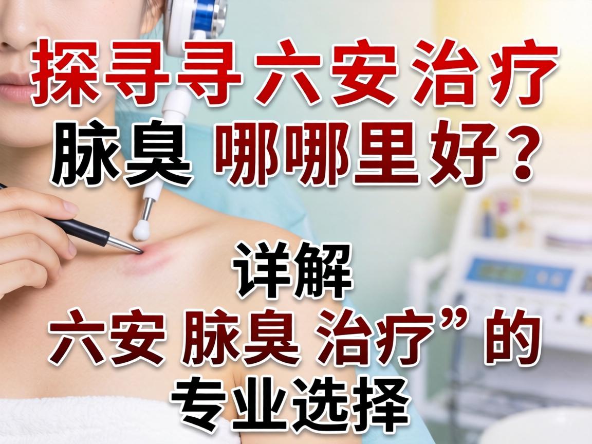 探寻六安治疗腋臭哪里好？详解六安腋臭治疗的专业选择