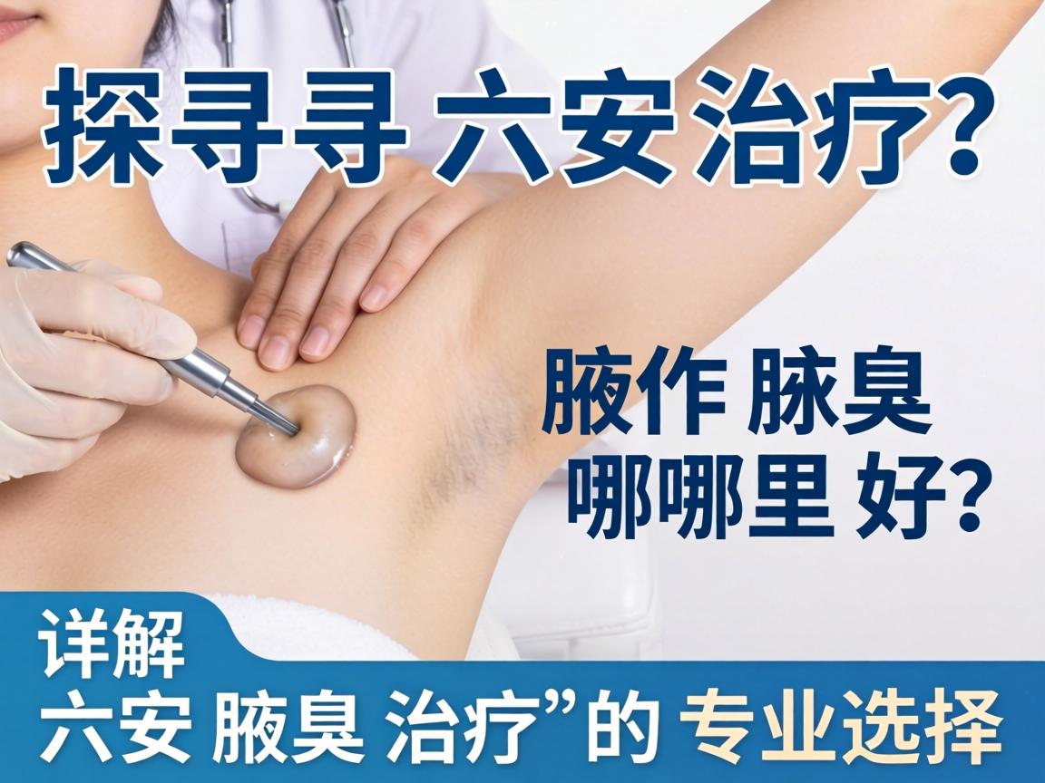 探寻六安治疗腋臭哪里好？详解六安腋臭治疗的专业选择