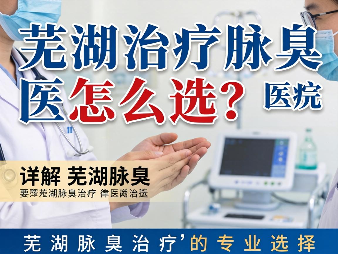 芜湖治疗腋臭医院怎么选？详解芜湖腋臭治疗的专业选择