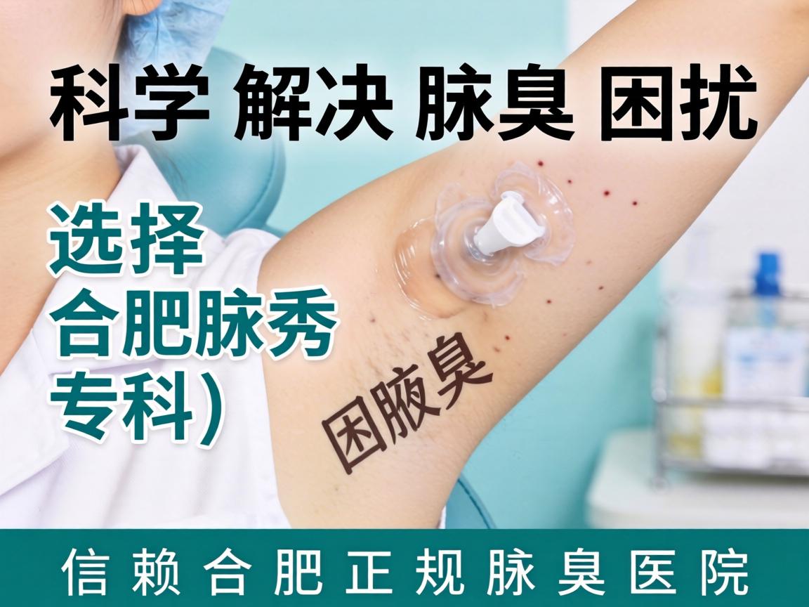 科学解决腋臭困扰，选择合肥腋秀专科，信赖合肥正规腋臭医院