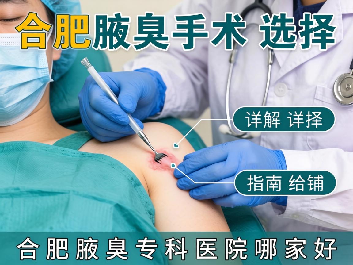 合肥腋臭手术选择指南,详解合肥腋臭专科医院哪家好 合肥腋臭手术选择指南,详解合肥腋臭专科医院哪家好
