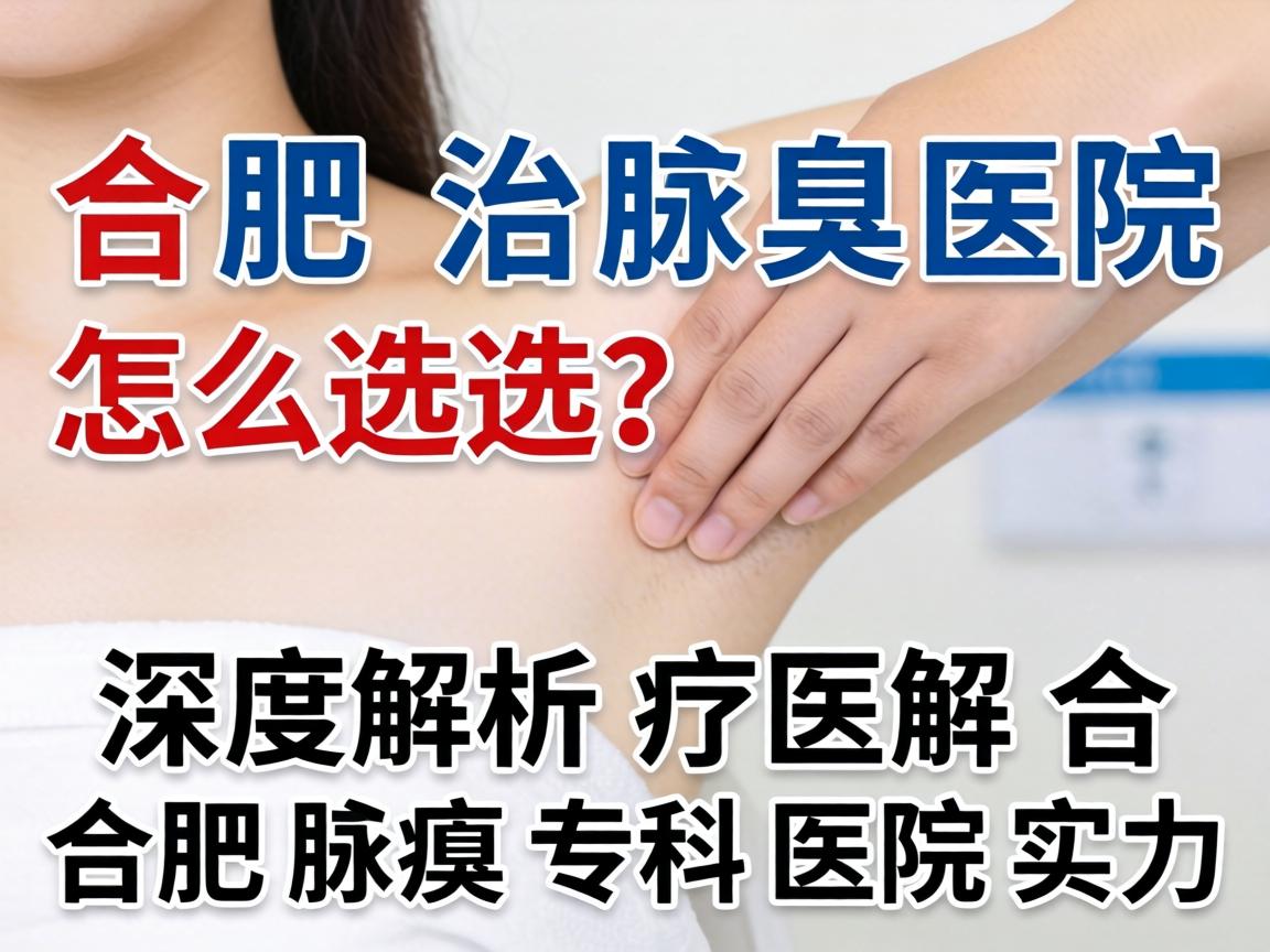 合肥治腋臭医院怎么选？深度解析合肥腋臭专科医院实力