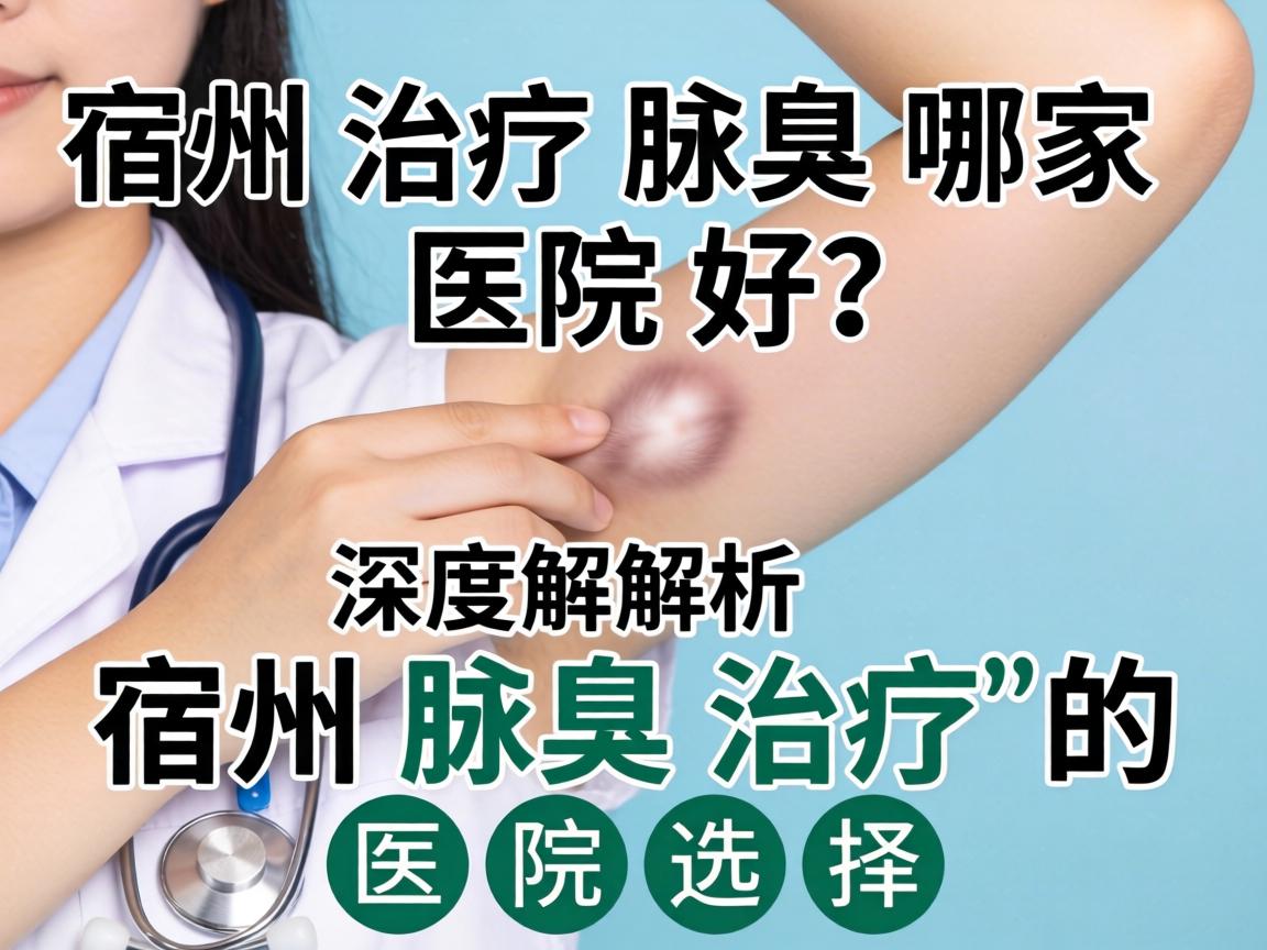 宿州治疗腋臭哪家医院好？深度解析宿州腋臭治疗的医院选择