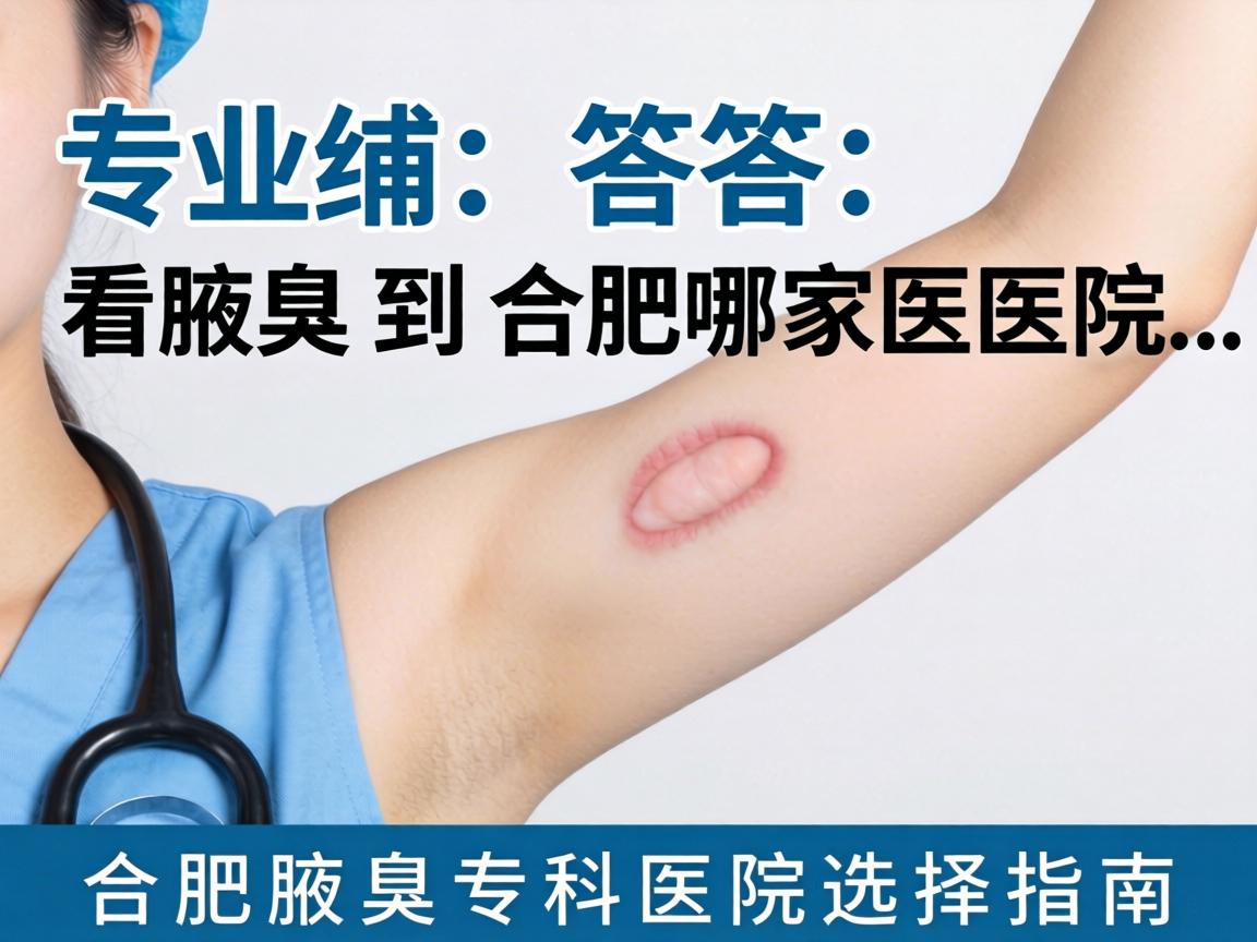 专业解答，看腋臭到合肥哪家医院，合肥腋臭专科医院选择指南