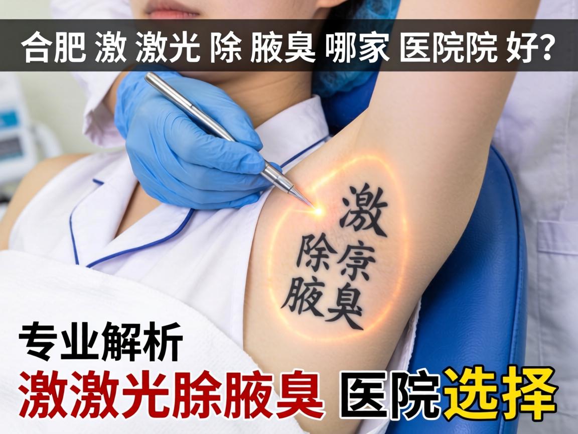 合肥激光除腋臭哪家医院好？专业解析激光除腋臭医院选择