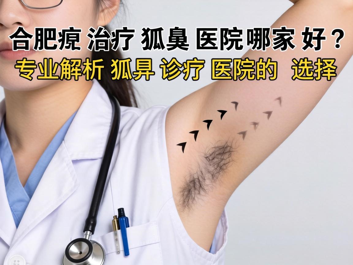 合肥治疗狐臭医院哪家好？专业解析狐臭诊疗医院的选择