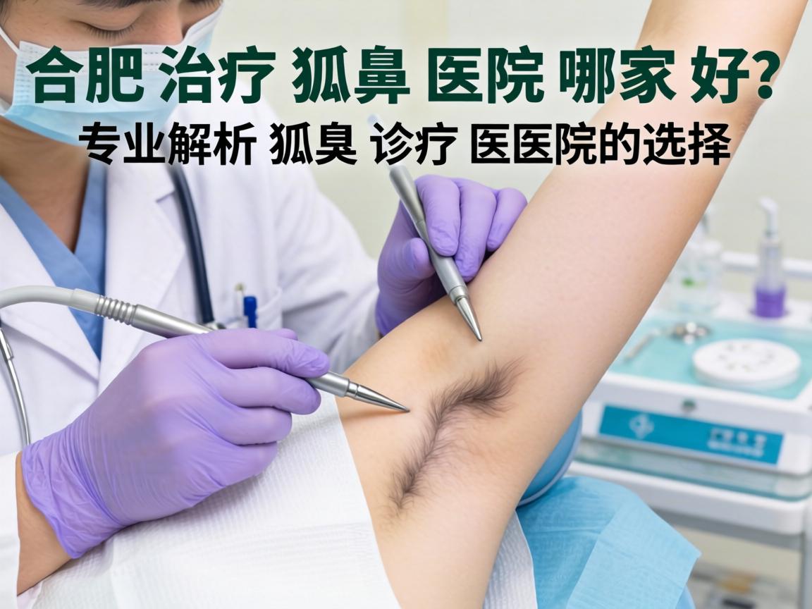 合肥治疗狐臭医院哪家好？专业解析狐臭诊疗医院的选择