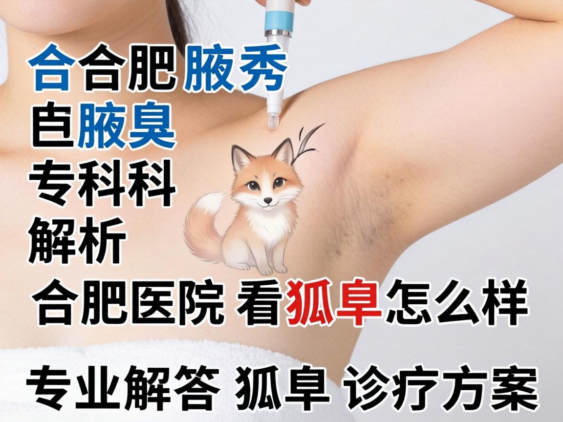 合肥腋秀腋臭专科解析，合肥医院看狐臭怎么样，专业解答狐臭诊疗方案