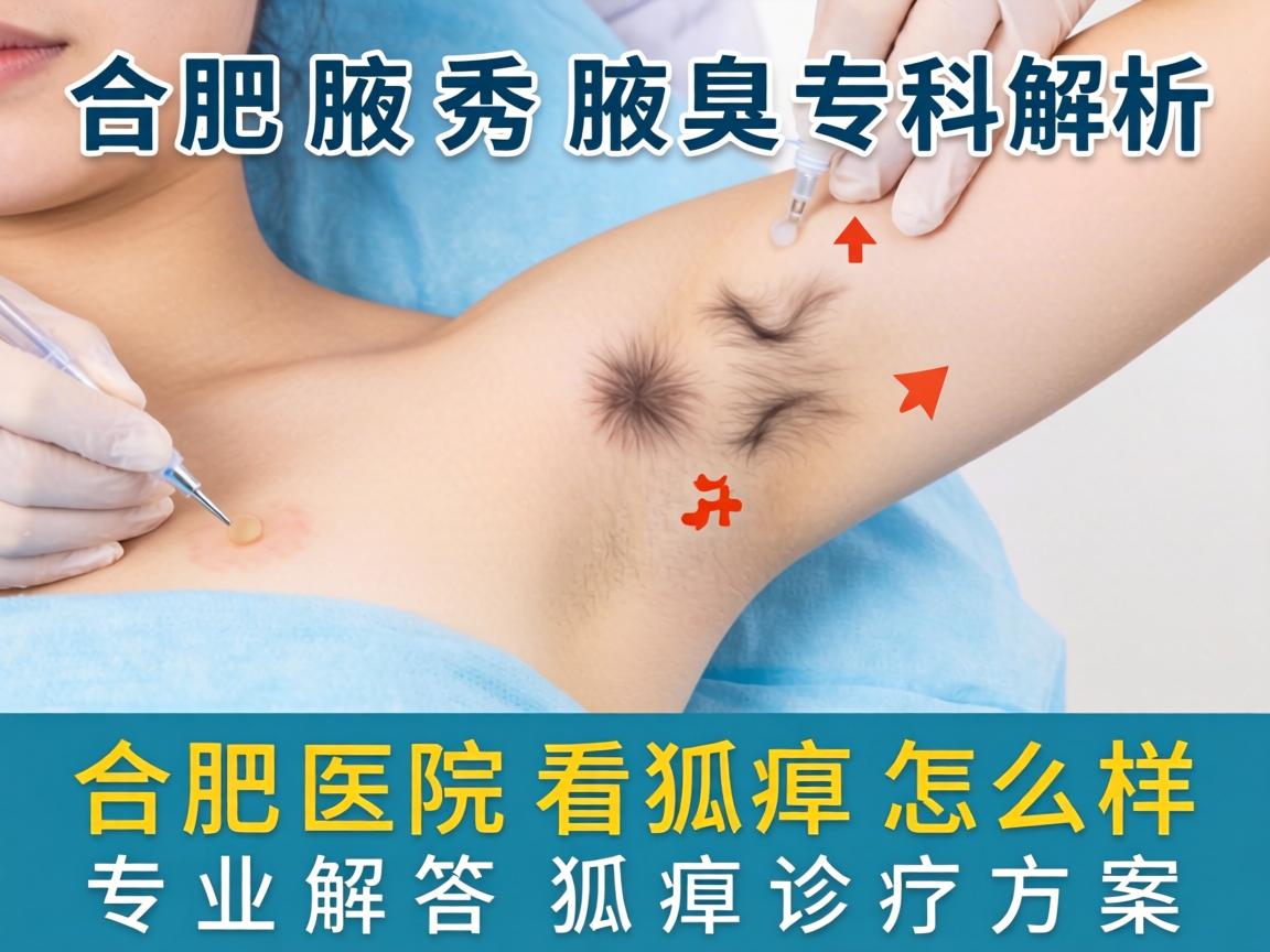合肥腋秀腋臭专科解析，合肥医院看狐臭怎么样，专业解答狐臭诊疗方案