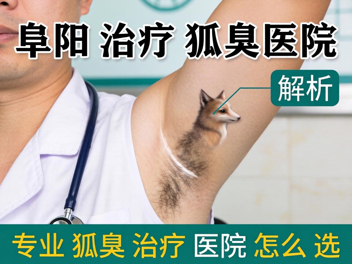 阜阳治疗狐臭医院解析，专业狐臭治疗医院怎么选