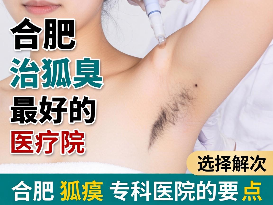 合肥治狐臭最好的医院解析，选择合肥狐臭专科医院的要点