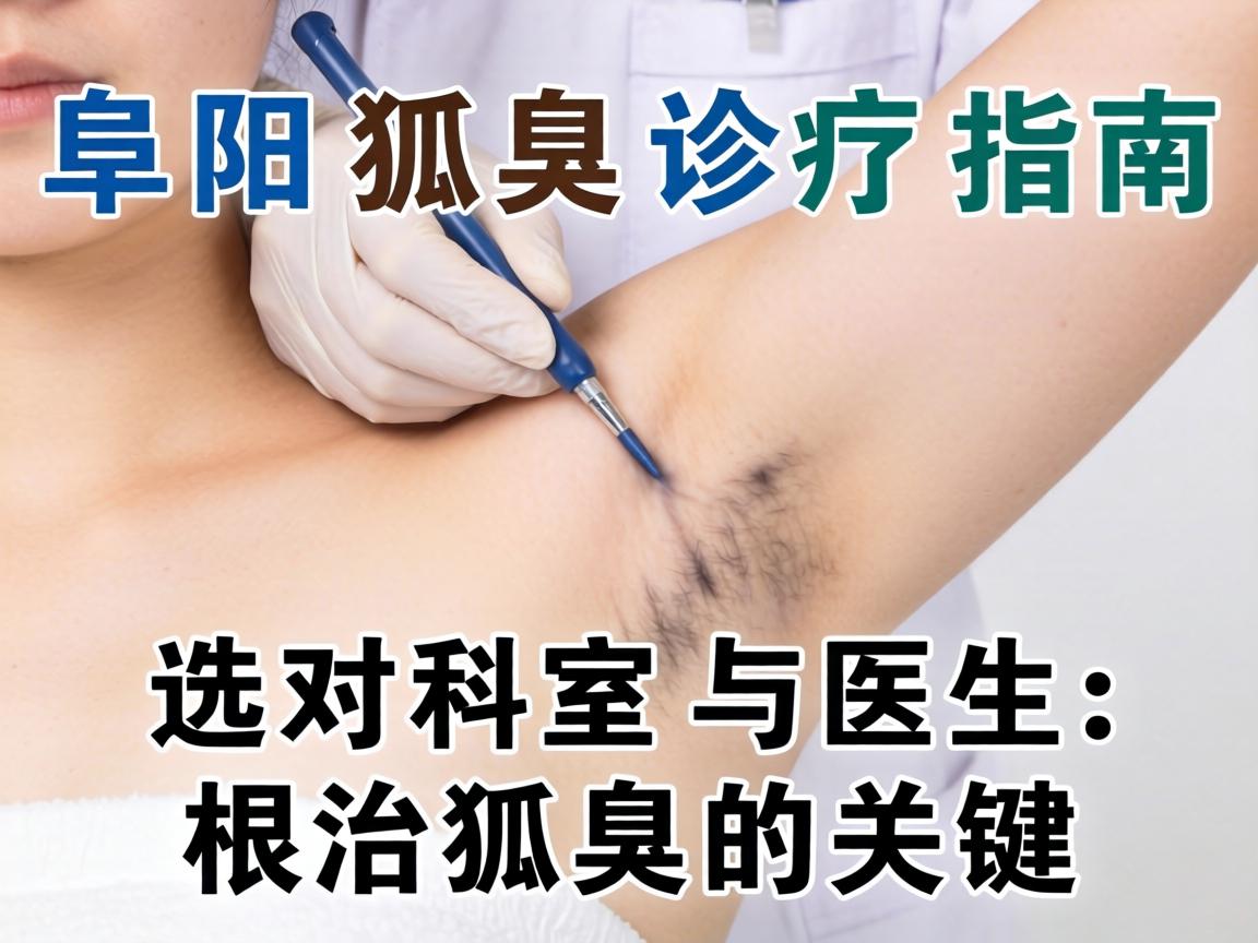 阜阳狐臭诊疗指南，选对科室与医生是根治狐臭的关键
