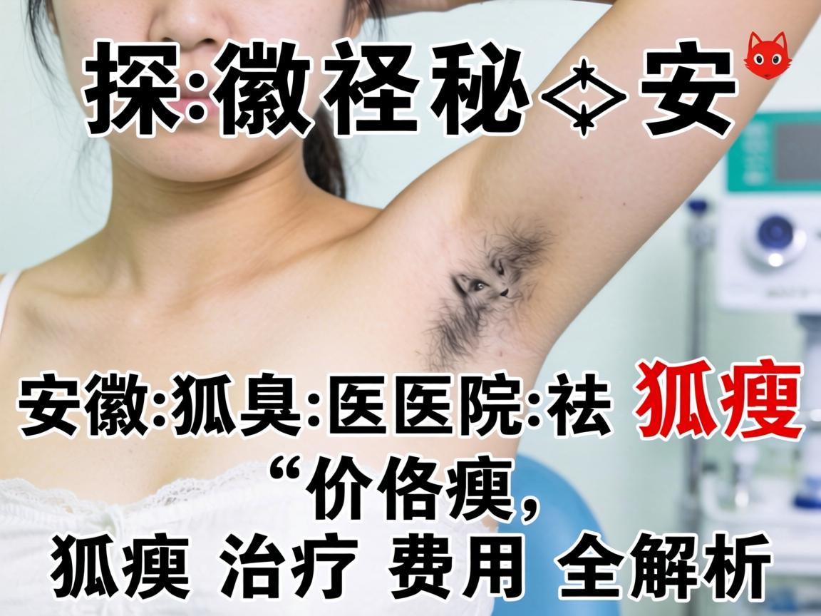 探秘安徽狐臭医院祛狐臭价格，狐臭治疗费用全解析