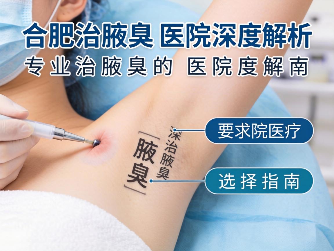 合肥治腋臭医院深度解析，专业治腋臭的医院选择指南