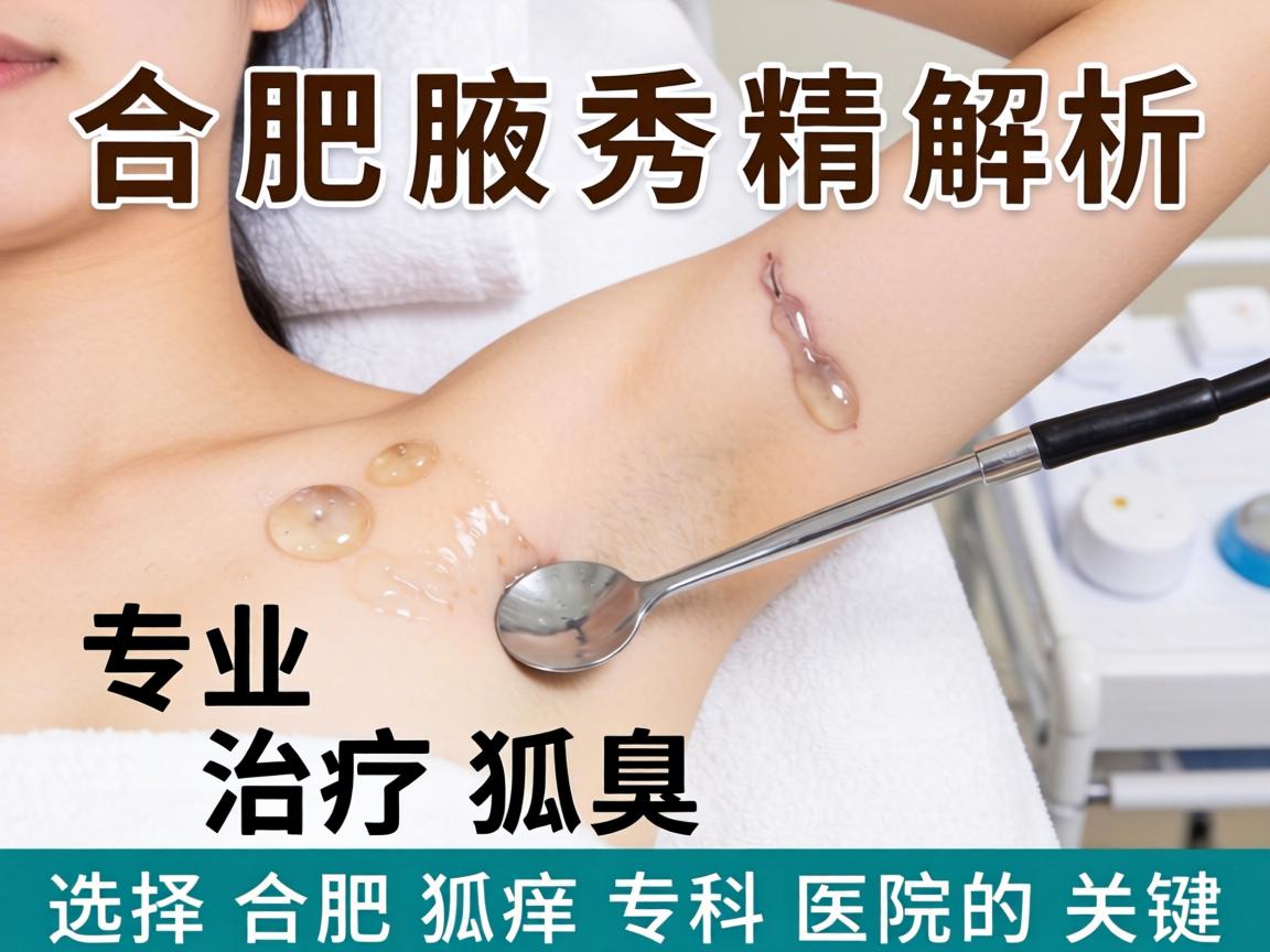 合肥腋秀解析，专业治疗狐臭，选择合肥狐臭专科医院的关键