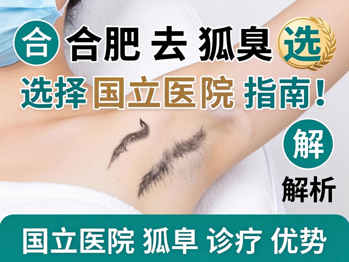 合肥去狐臭选择国立医院指南，解析国立医院狐臭诊疗优势