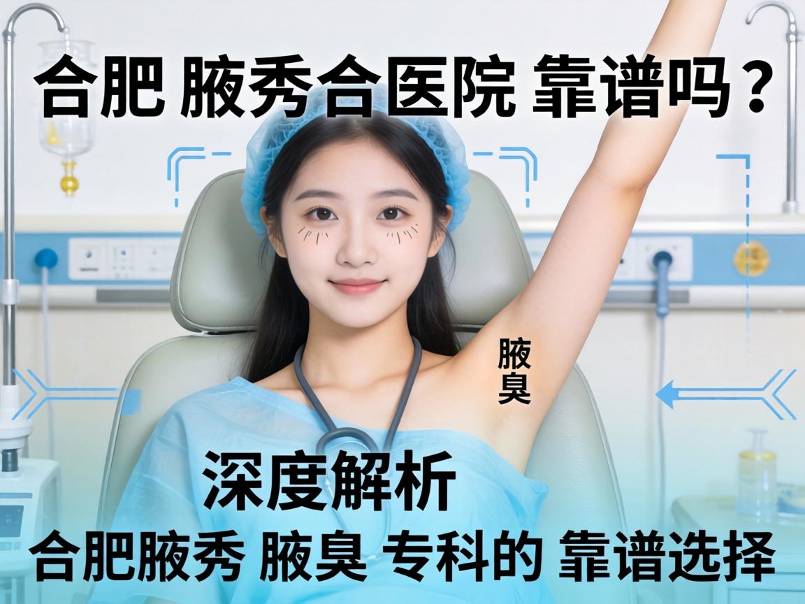 合肥腋秀医院靠谱吗？深度解析合肥腋秀腋臭专科的靠谱选择