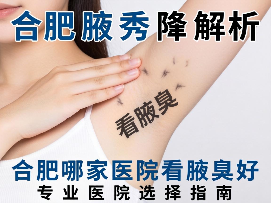 合肥腋秀解析，合肥哪家医院看腋臭好，专业医院选择指南