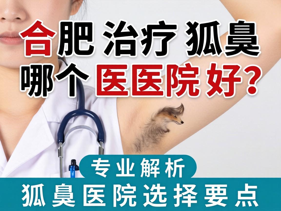 合肥治疗狐臭哪个医院好？专业解析狐臭医院选择要点