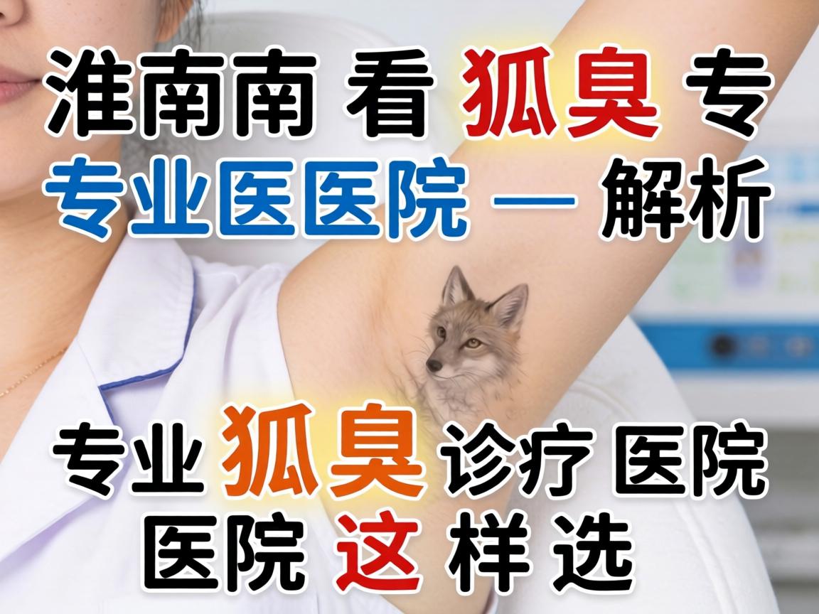 淮南看狐臭专业医院解析，专业狐臭诊疗医院这样选