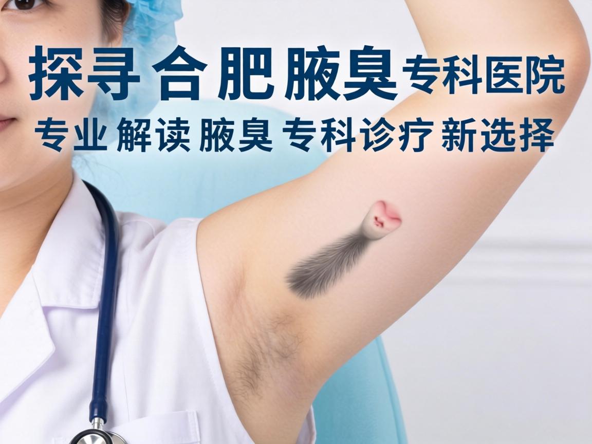 探寻合肥腋臭专科医院，专业解读腋臭专科诊疗新选择