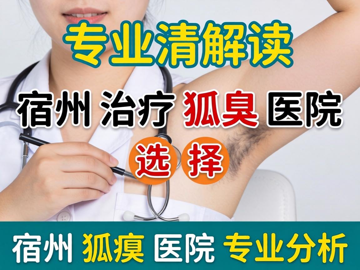 专业解读，宿州治疗狐臭医院选择 宿州狐臭医院专业分析