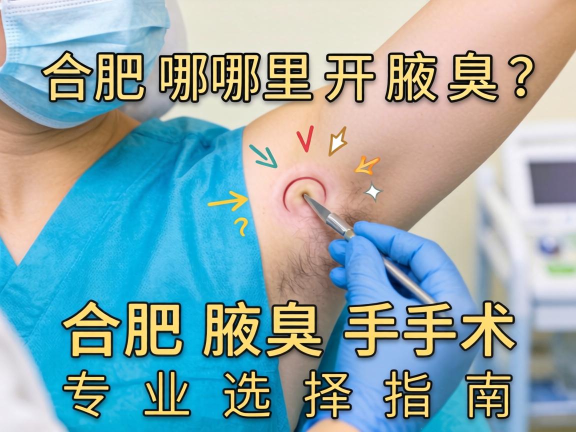 合肥哪里开腋臭？合肥腋臭手术专业选择指南