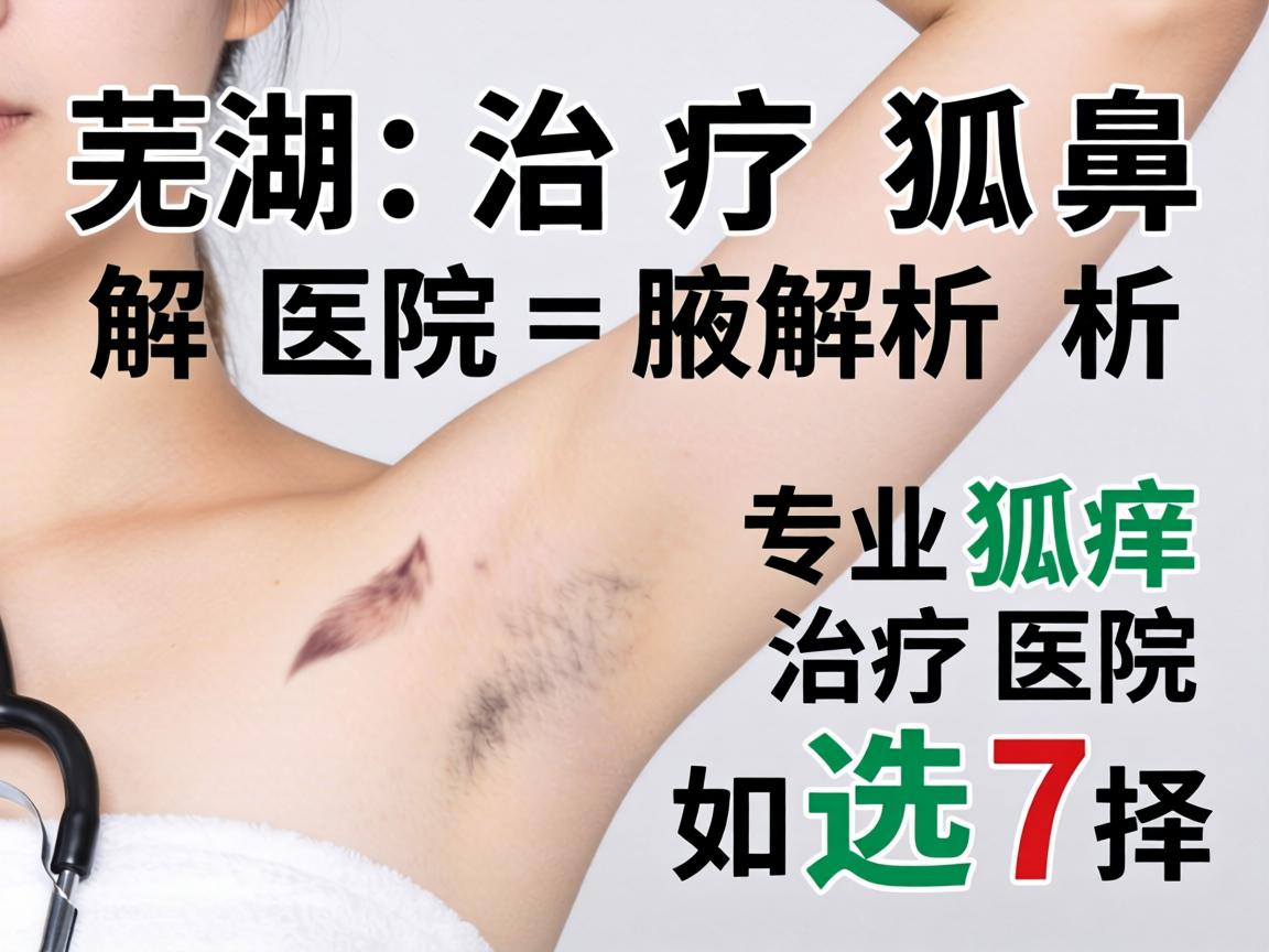 芜湖治疗狐臭医院解析，专业狐臭治疗医院如何选择