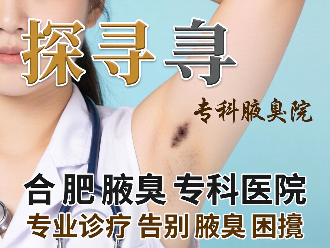 探寻合肥腋臭专科医院，专业诊疗告别腋臭困扰