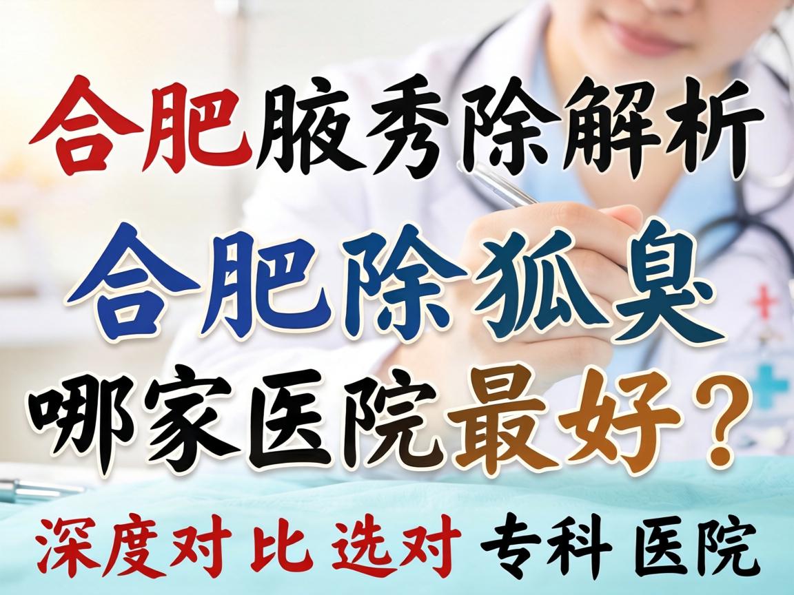 合肥腋秀解析,合肥除狐臭哪家医院最好?深度对比选对专科医院 合肥腋秀解析,合肥除狐臭哪家医院最好?深度对比选对专科医院
