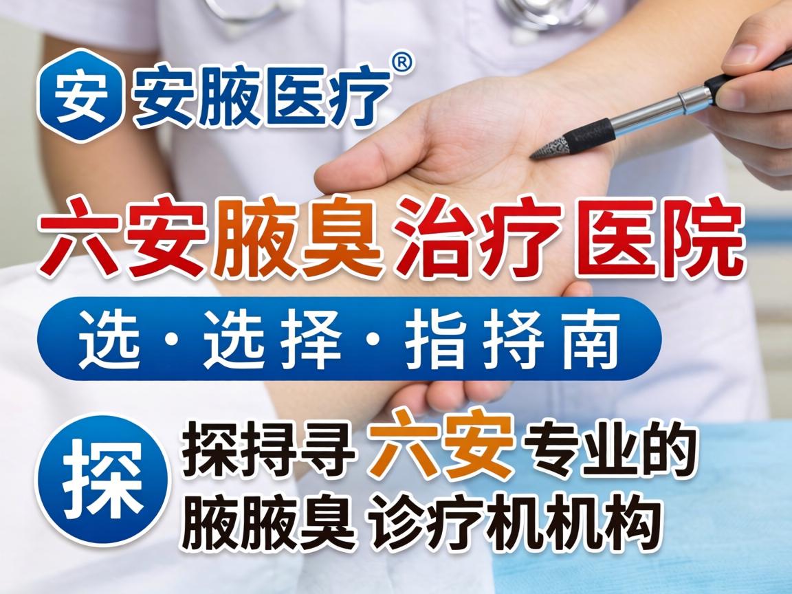 六安腋臭治疗医院选择指南,探寻六安专业的腋臭诊疗机构 六安腋臭治疗医院选择指南,探寻六安专业的腋臭诊疗机构