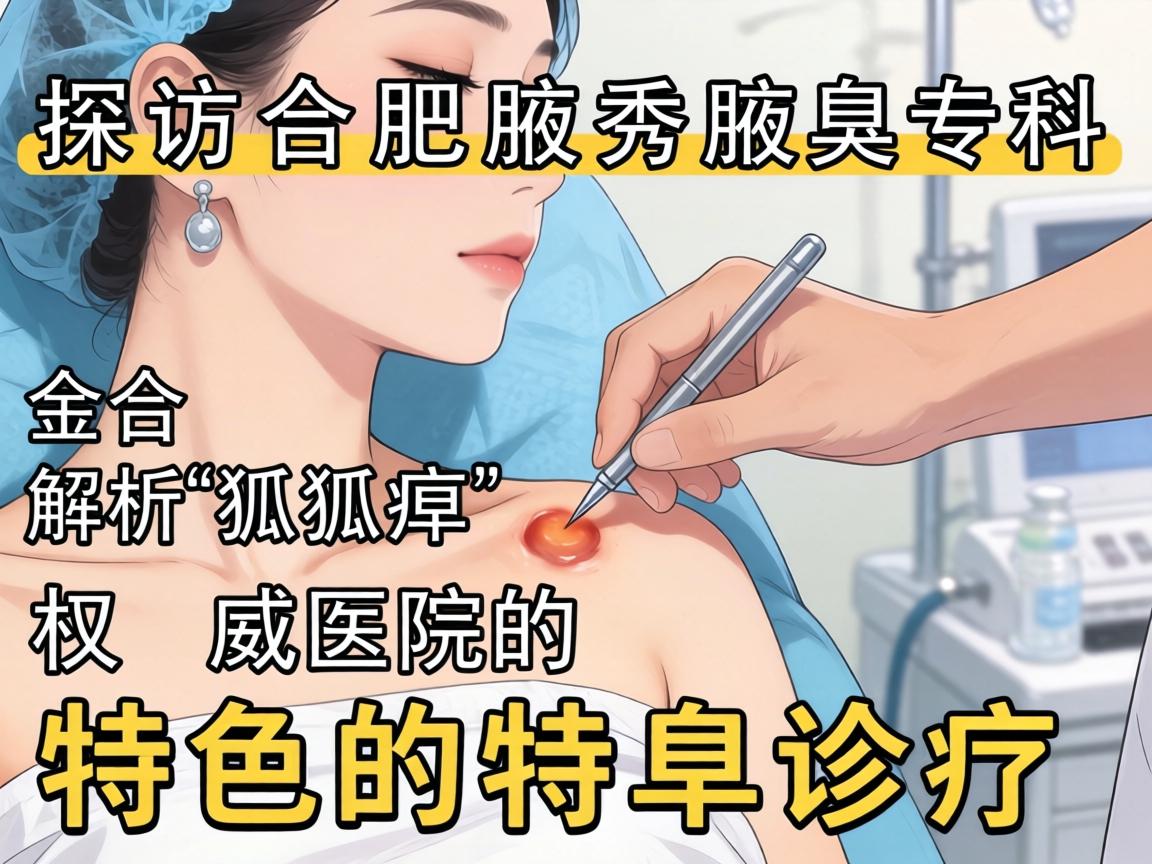 探访合肥腋秀腋臭专科，解析合肥狐臭权威医院的特色诊疗