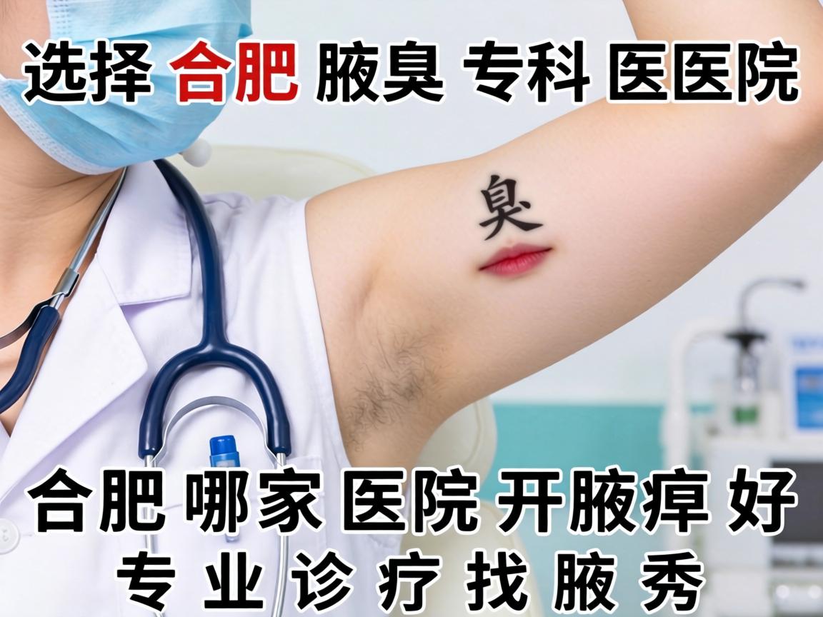 选择合肥腋臭专科医院，合肥哪家医院开腋臭好，专业诊疗找腋秀