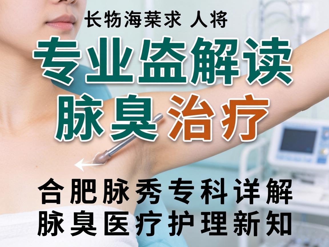 专业解读腋臭治疗，合肥腋秀专科详解腋臭医疗护理新知