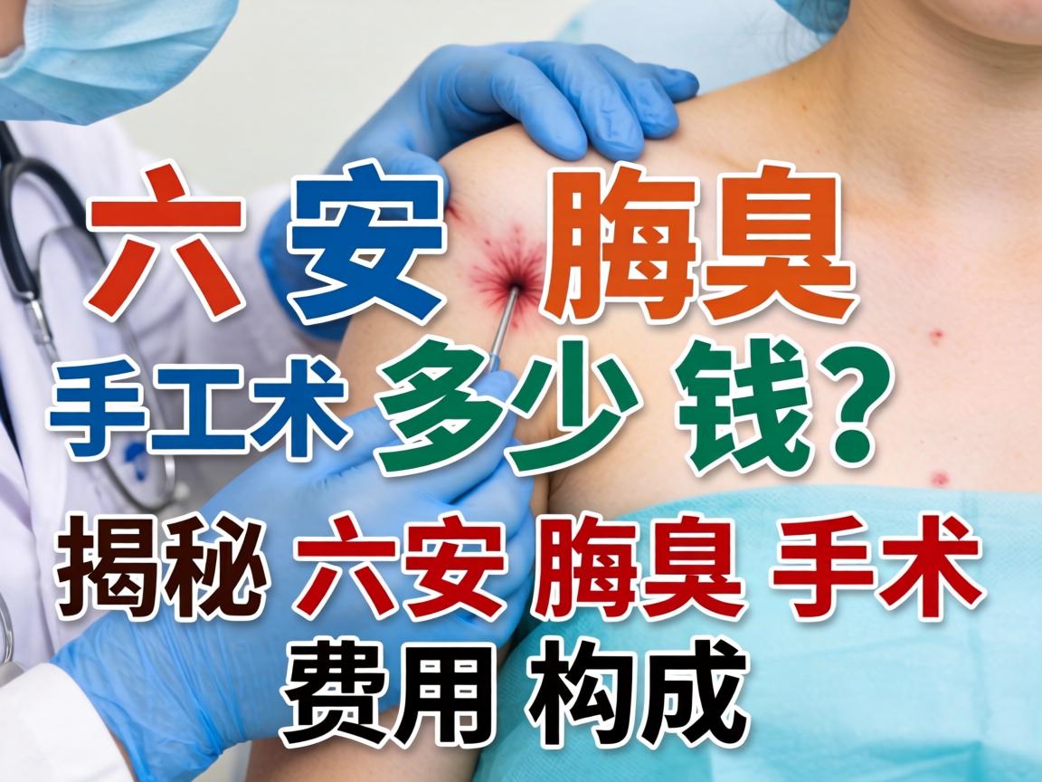 六安腋臭手术多少钱？揭秘六安腋臭手术费用构成