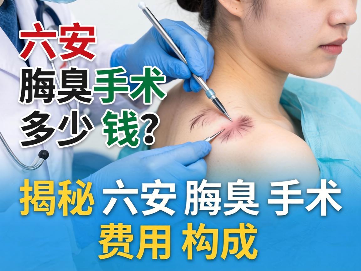 六安腋臭手术多少钱？揭秘六安腋臭手术费用构成