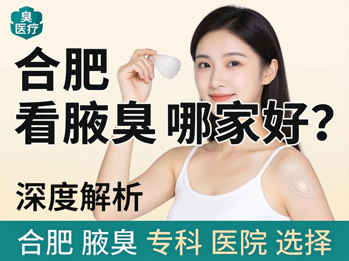 合肥看腋臭哪家好？深度解析合肥腋臭专科医院选择