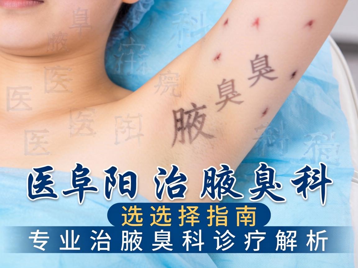 阜阳治腋臭科医院选择指南，专业治腋臭科诊疗解析