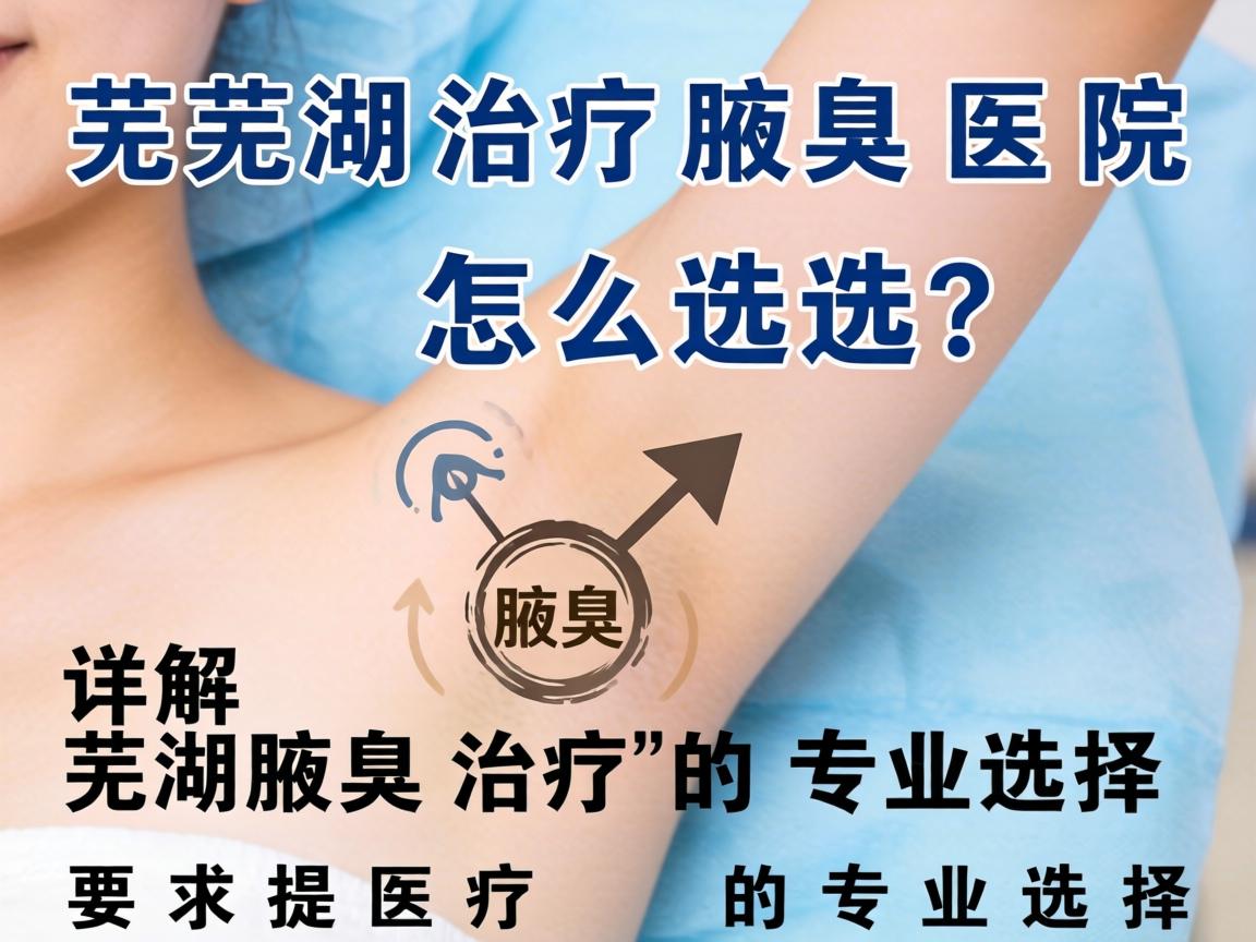 芜湖治疗腋臭医院怎么选?详解芜湖腋臭治疗的专业选择 芜湖治疗腋臭医院怎么选?详解芜湖腋臭治疗的专业选择