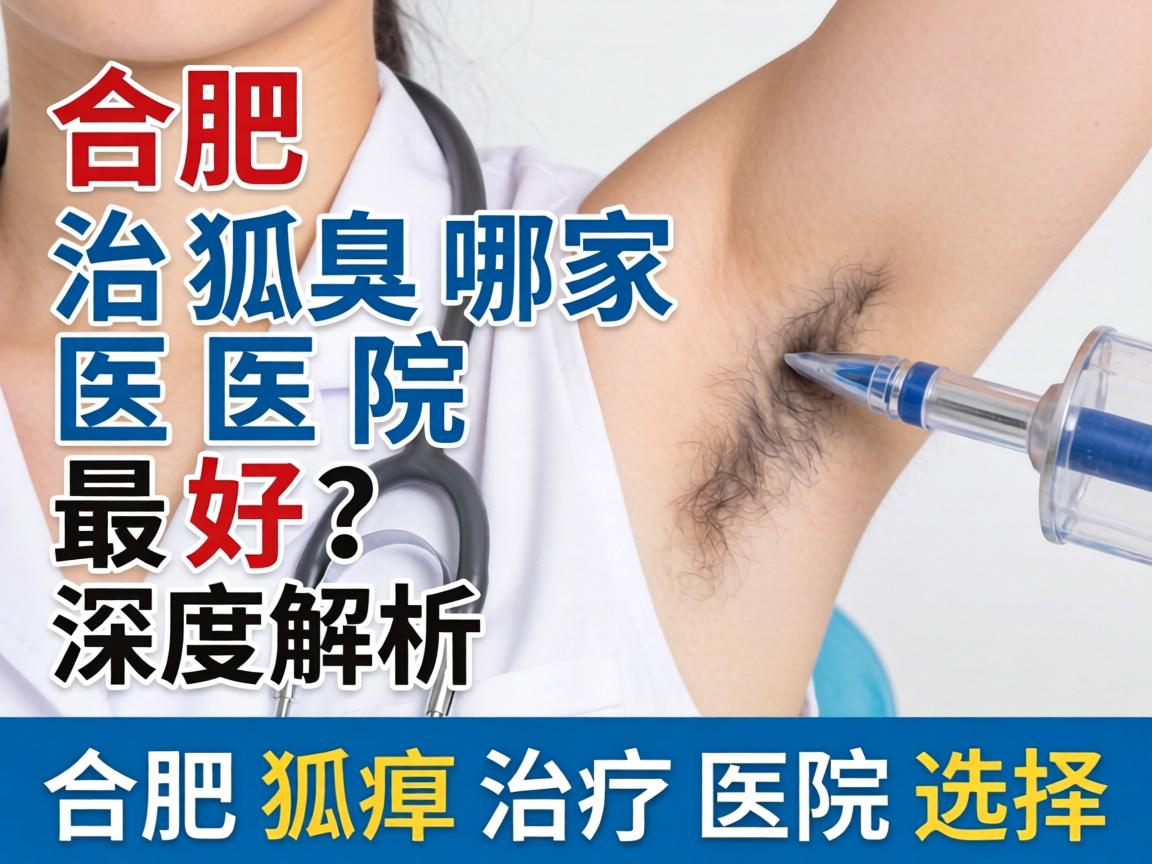 合肥治狐臭哪家医院最好？深度解析合肥狐臭治疗医院选择