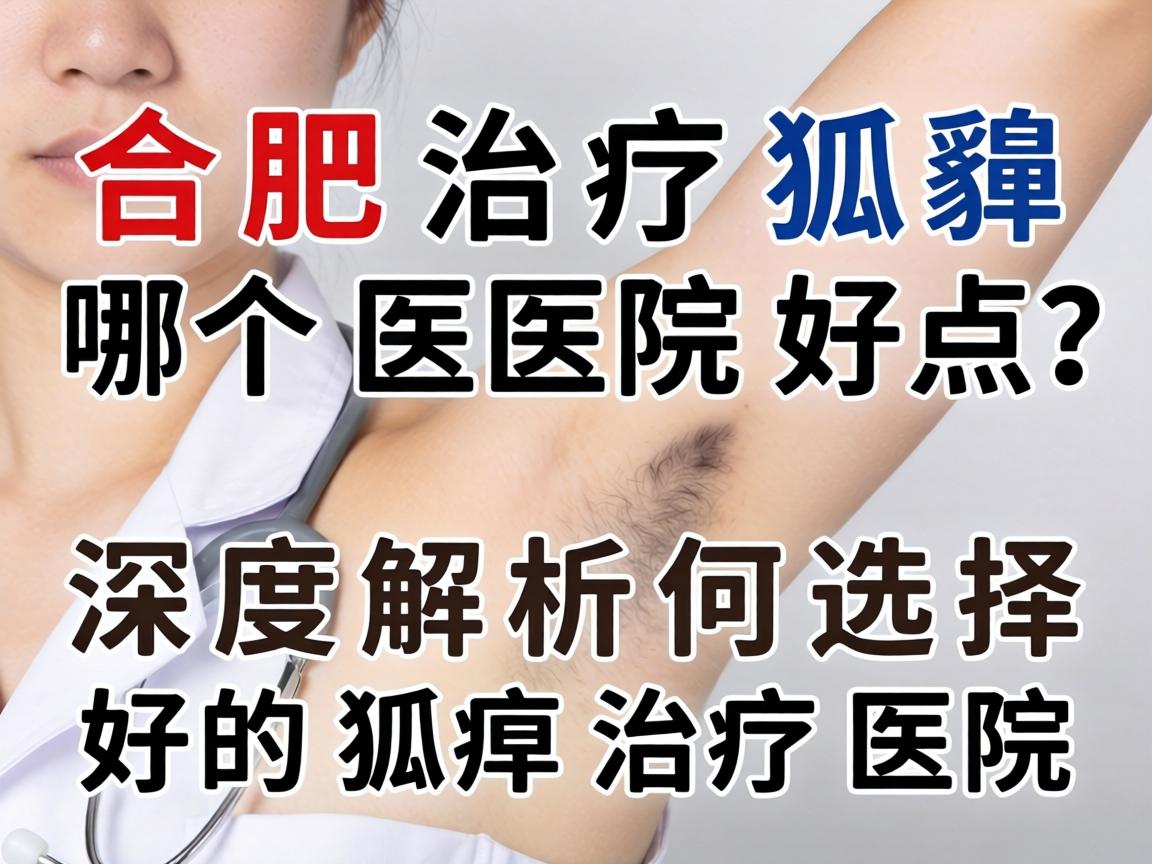 合肥治疗狐臭哪个医院好点？深度解析如何选择好的狐臭治疗医院