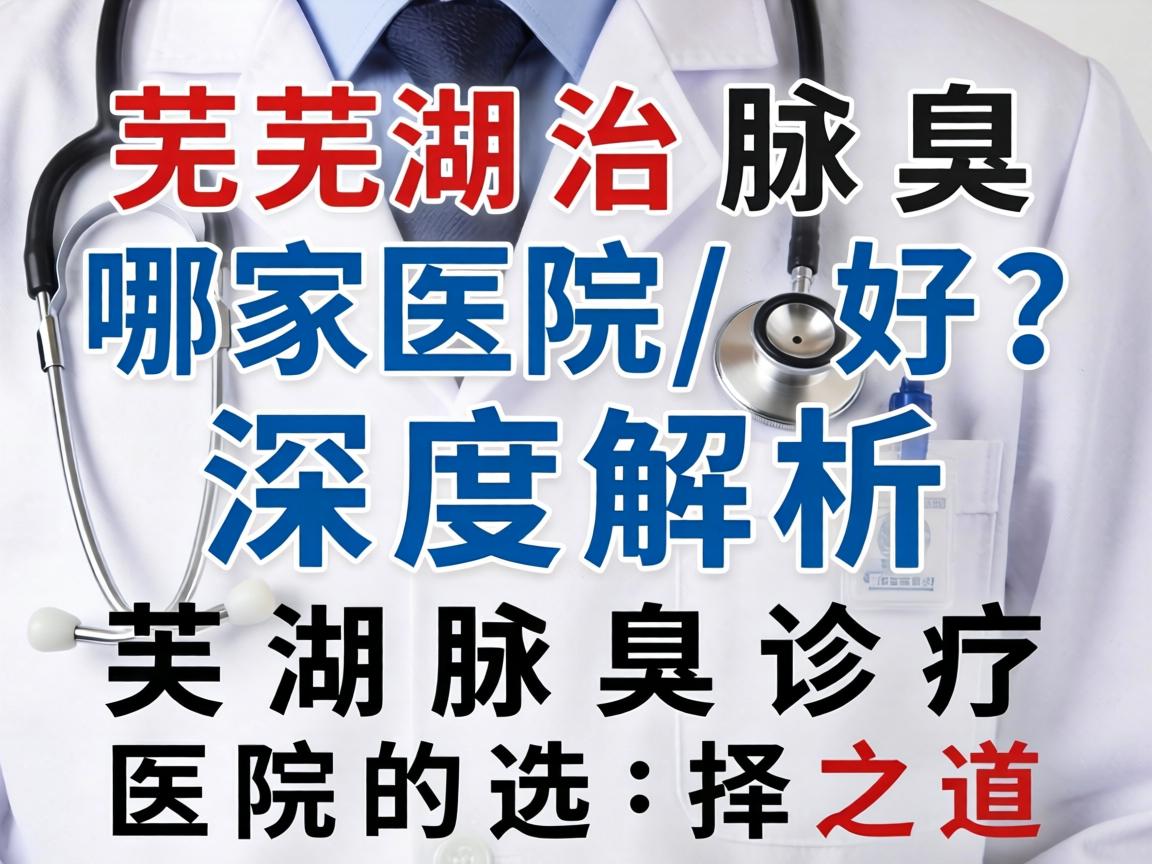 芜湖治腋臭哪家医院好？深度解析芜湖腋臭诊疗医院的选择之道