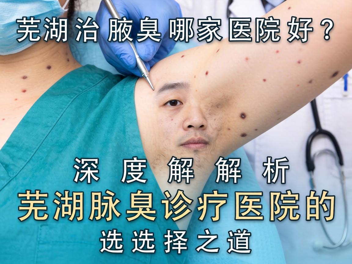 芜湖治腋臭哪家医院好？深度解析芜湖腋臭诊疗医院的选择之道