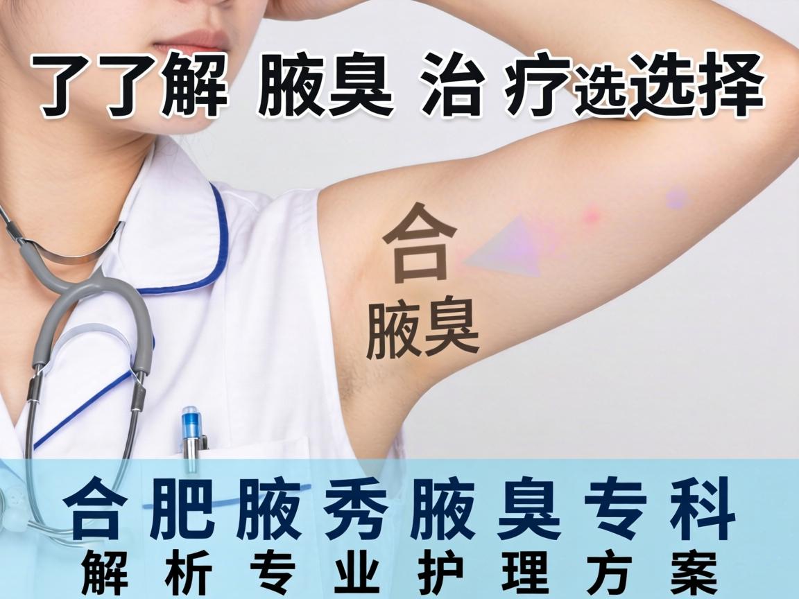 了解腋臭治疗选择，合肥腋秀腋臭专科解析专业护理方案