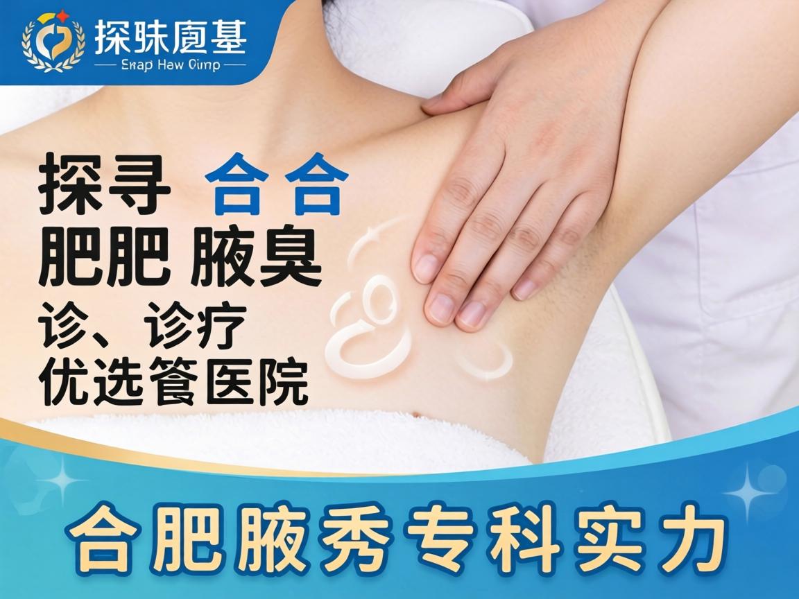 探寻合肥腋臭诊疗优选医院，解析合肥腋秀专科实力