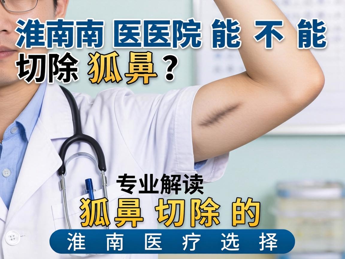 淮南医院能不能切除狐臭?专业解读狐臭切除的淮南医疗选择 淮南医院能不能切除狐臭?专业解读狐臭切除的淮南医疗选择