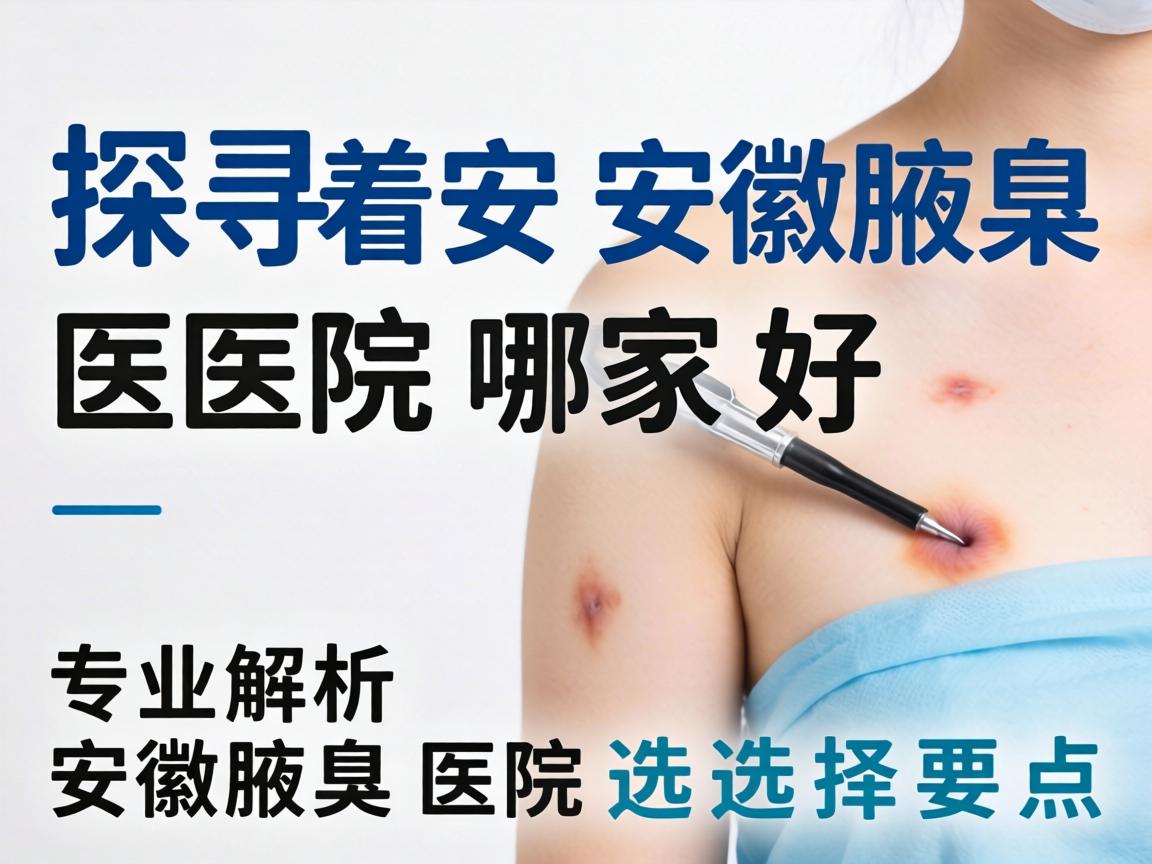 探寻安徽腋臭医院哪家好，专业解析安徽腋臭医院选择要点