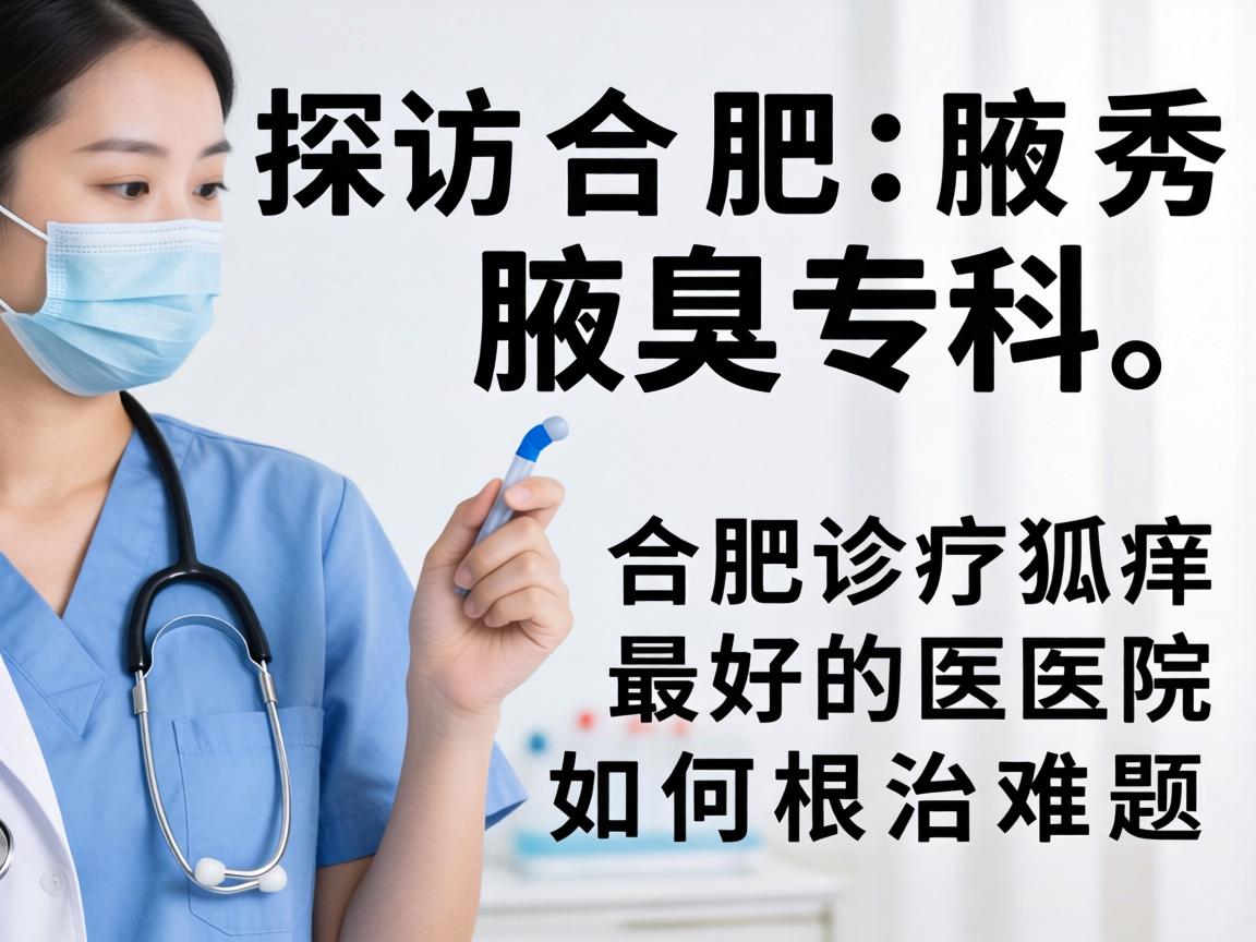 探访合肥腋秀腋臭专科，解析合肥诊疗狐臭最好的医院如何根治难题