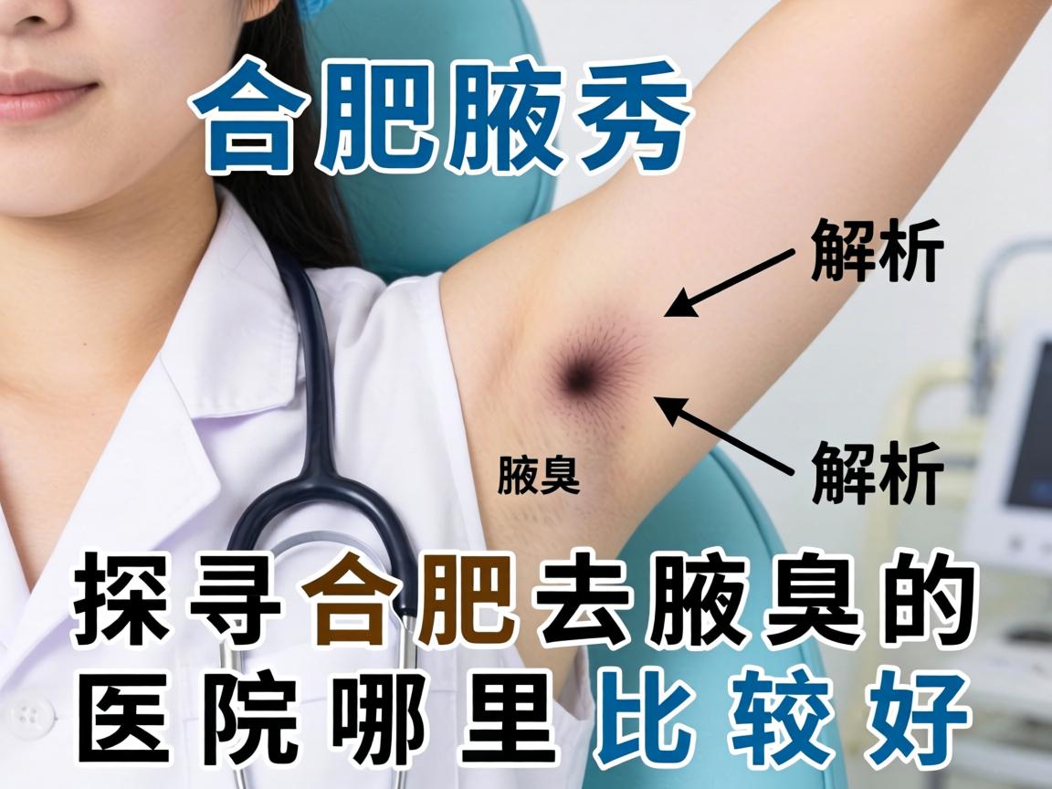 合肥腋秀解析，探寻合肥去腋臭的医院哪里比较好