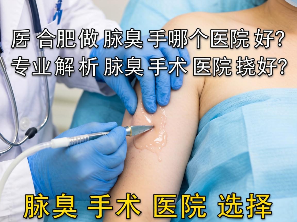 合肥做腋臭手术哪个医院好？专业解析腋臭手术医院选择